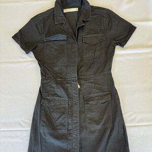 Asos Denim Shirt Dress Black US Size 8 Uk Size 12